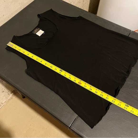 Linda Lundstrom Black Tank Top Women’s Size 8 Scoop Neck - Picture 7 of 7